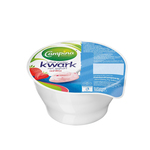 Campina haflvolle vruchtenkwark en yoghurt aardbei 150 gr