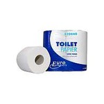 Euro toiletpapier super tissue wit 2 laags 10x4 rollen 400 vel