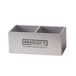 Bradley's tea chest silver 2 comp.