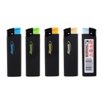 Atomic lighter F2 black+rubber pastel