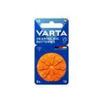 Varta hearing aid batteries type 13 blister 8