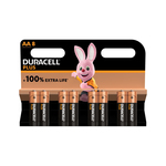 Duracell plus 100% AA 8-pack LR6/MN1500