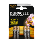 Duracell plus AAA (MN 2400) AAA LR 03 blister 4 stuks