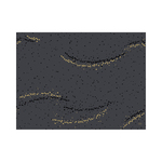 Dunicel placemat golden stardust black 30x40 cm