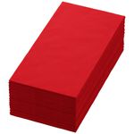 Duni servetten bio 40x40cm. rood 1/8 vouw 60 stuks