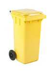 Mini container geel 120 liter