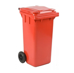 Mini container rood 120ltr
