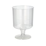 Rode wijnglas plastic 200cc