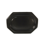 Cateringschalen ovaal rpet 35x25x2 cm zwart