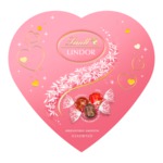 Lindt lindor heart pink assorted doosje 160 gr