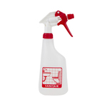Sprayflacon compleet incl. trigger rood sanitair 600 ml
