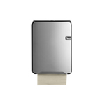 E-tissue vouwhanddoekdispenser C-vouw en Multifold zilver