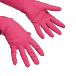 Vileda handschoen multipurpose rood M per paar