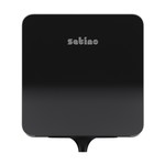 Satino Hyginity CF1 poetsroldispenser midi zwart