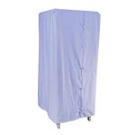 Containerhoes 130/50x210cm 80mµ blauw op koker a50