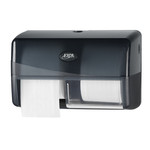 Euro pearl black duo toiletrolhouder coreless
