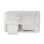 Euro pearl white duo toiletroldispenser coreless