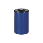 Papierbak vlamdovend blauw/zwart 110 liter