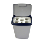 Vepa bins kunststof bekerbak 50 liter grijs