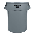 Rubbermaid ronde brute container 208.2 ltr. grijs