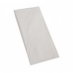 Servet wit 40 x 40 cm 1laags 1/8 vouw 8x125