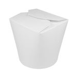 Wok to go bakje karton wit 750 ml - 26 oz