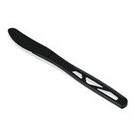 Herbruikbaar mes 180 mm CPLA zwart