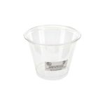 Sapbeker aPET 240ml. transparant 9.2 x 7.1 cm