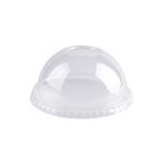 Deksel bol met gat aPET transparant 9.2 cm