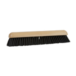 Zaalveger hout 60 cm. haarmix/zwart