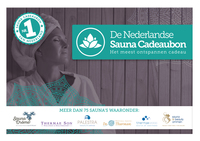 Nederlandse sauna cadeaubon envelop