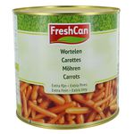 Freshcan wortelen extra fijn blik 2.5 kilo