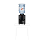 Mister Aqua TT flessenwaterkoeler tafelmodel zwart Amazone
