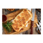 Perfect panini pulled chicken met smokey honey bbq saus
