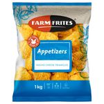 Farm frites nacho cheese triangles zak 1 kg