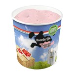 Boerderijs bio yoghurtijs beker aardbei 120 ml