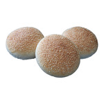 Amstelveld ambachtelijke hamburgerbollen met sesam gesneden 55 gr